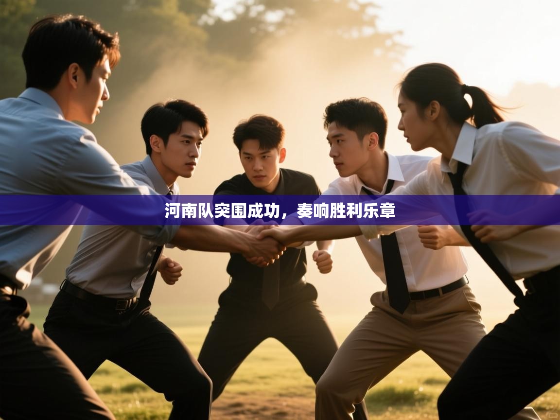 河南队突围成功，奏响胜利乐章